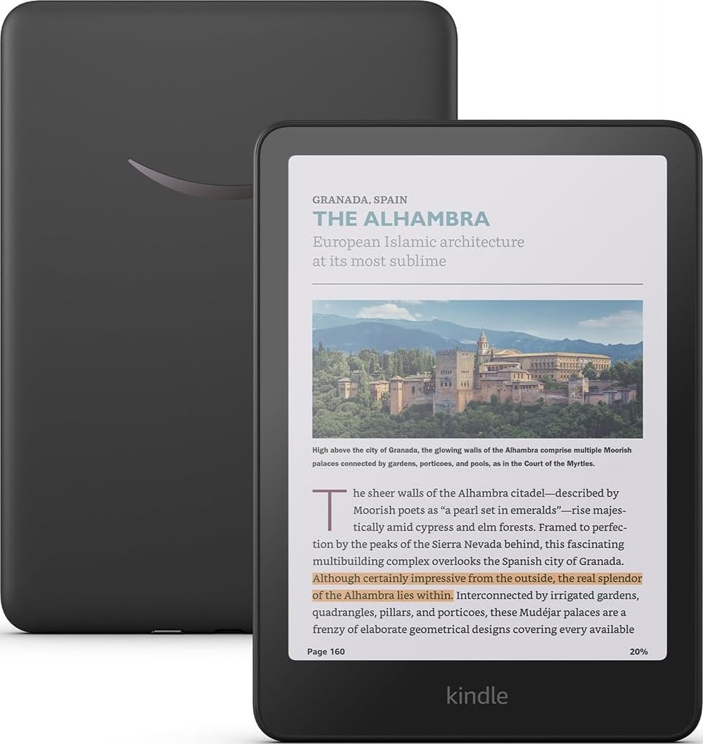 Kindle Colorsoft 16 GB (2024 model) – With color display that brings covers and content to life, now highlight in color – No Ads – Black