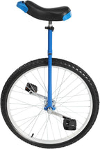 DYNAMI Unicycle with Excellent Steel Frame,Leakproof Tire,Adjustable Height,Curved PU Seat,Mute Bearing,Anti-Slip Designs,for Outdoor Sports Fitness