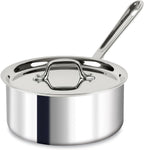 All-Clad D3® Stainless Steel 3 Qt Saucepan with Lid, Made in the USA