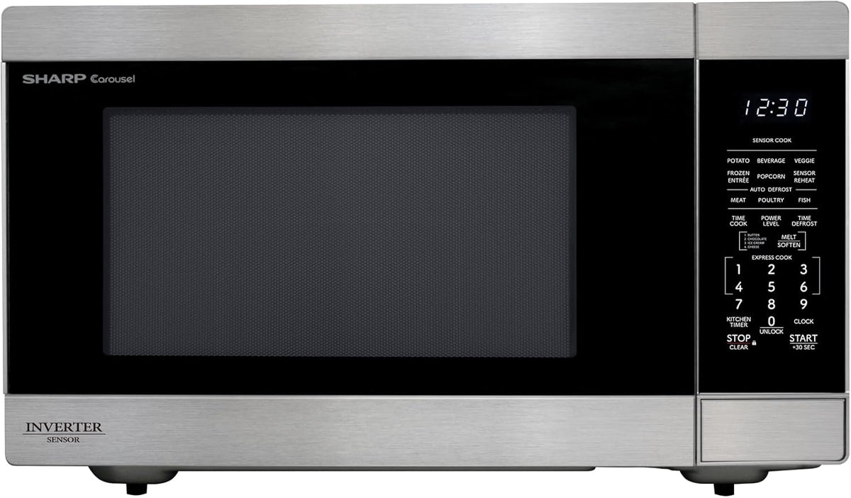 Sharp SMC2266KS 2.2 cu. ft. 1200W Stainless Steel Countertop Microwave Oven