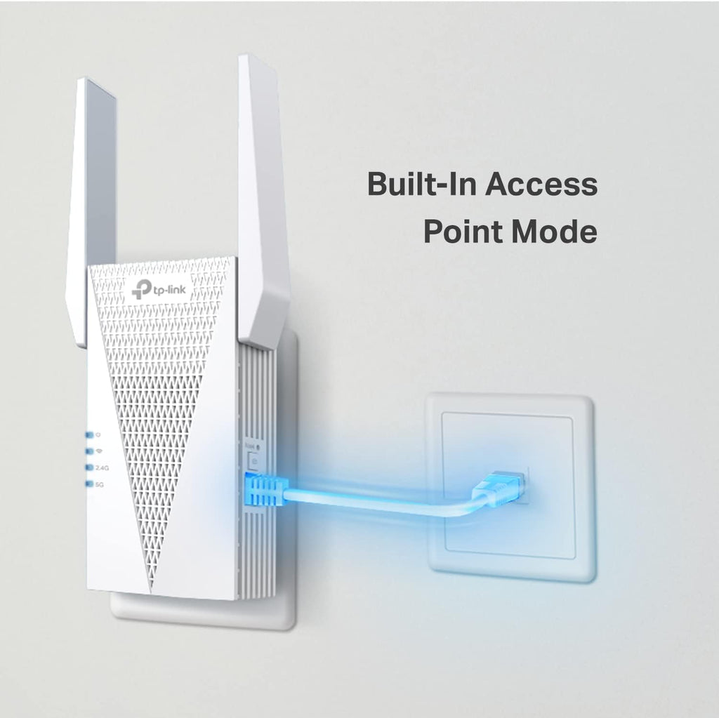 TP-Link AX3000 WiFi 6 Dual-Band Range Extender PCMag Editor's Choice