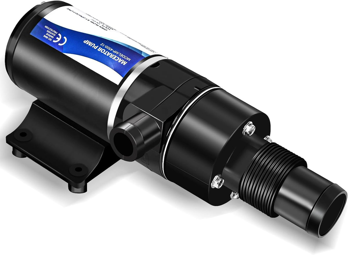 12V Macerator Pump Compatible with Jabsco 18590-2092 DC Waste Pump for RV