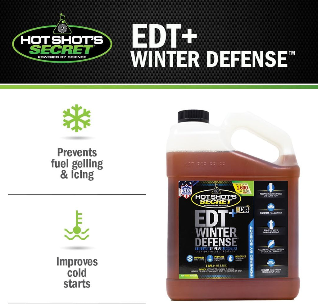 Hot Shot's Secret EDT+ Winter Defense Fuel Additive, 1 Gallon