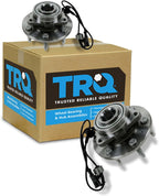 TRQ Front Wheel Bearing & Hub Assembly Set
