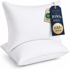Beckham Hotel Collection Bed Pillows Queen Size Set of 2