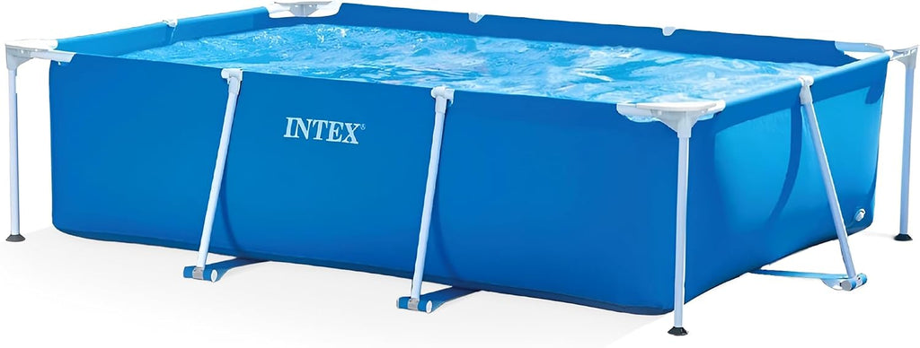 INTEX Metal Frame 9ft 10in x 6ft 6.75in x 29.5in Above Ground Swimming Pool