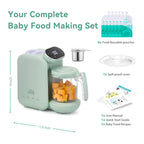Chefhandy Baby Food Maker, Stainless Steel Steam Basket, Steamer & Blender