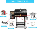 Complete Replacement Parts Kit for Pit Boss and Traeger, Auger Motor, Grill Induction Fan, Fire Burn Pot with Screws, Hot Rod Ignitor with Fuse, for