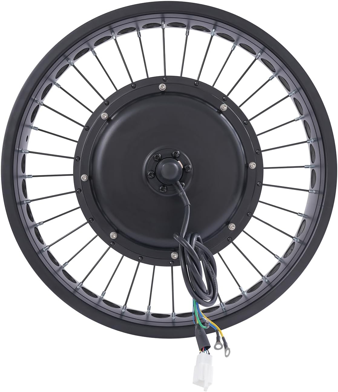 20-Inch Electric Bike Rear Hub Motor Kit, 48V 2000W Electric Bike Conversion Kit, Fat Tire Hub Motor Conversion Kit with LCD Display