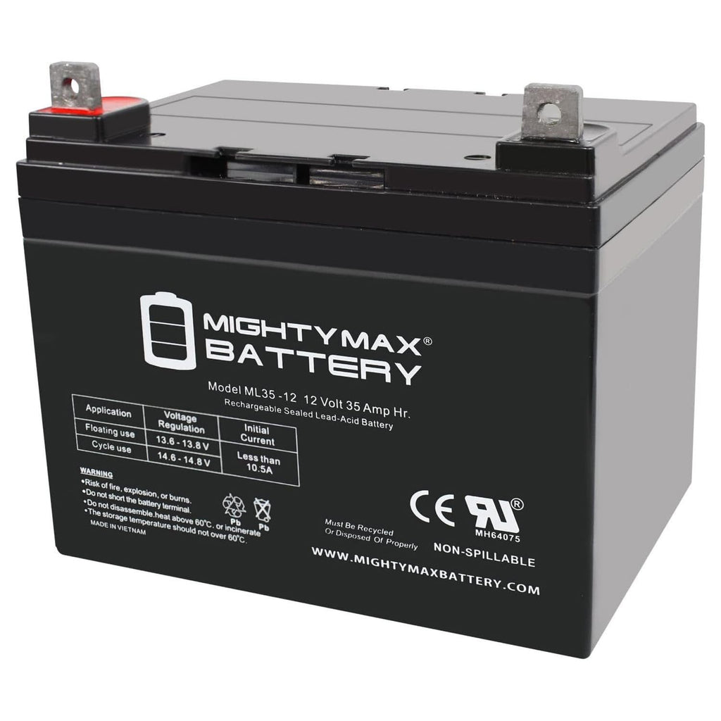 ML35-12 - 12 Volt 35 AH SLA Battery- Mighty Max Battery Brand Product