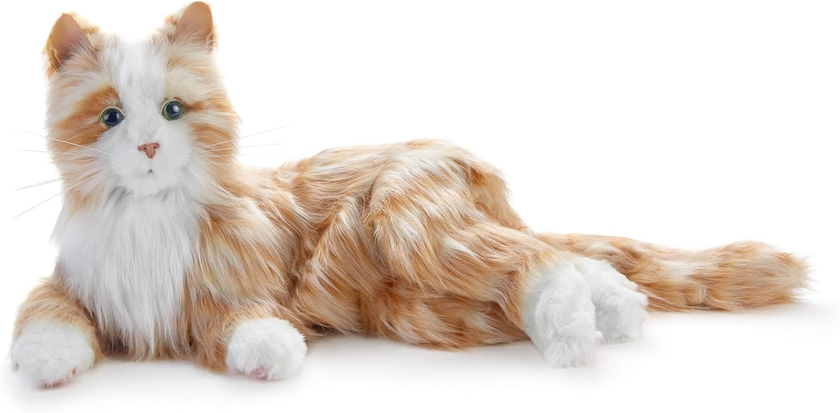 JOY FOR ALL Orange Tabby Cat Interactive Robotic Companion Pet