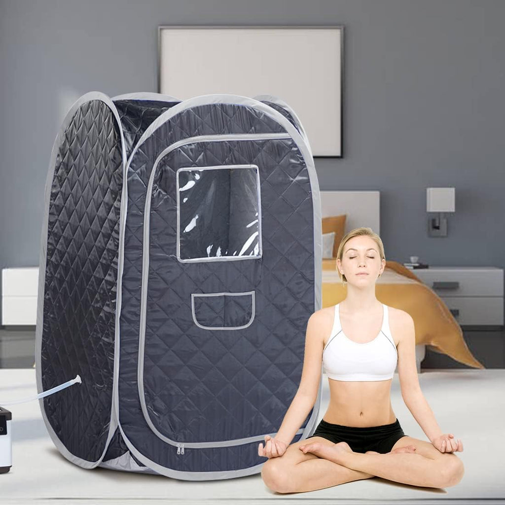 Portable Sauna Tent, Foldable One Person Full Body Spa Without Steamer