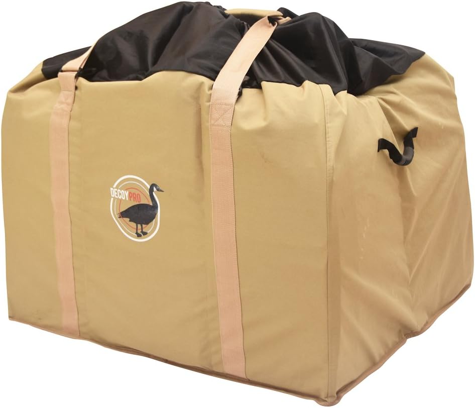 6 Slot Goose Decoy Bag for Large Full Body, Floating and Shell Models, Slotted Hunting Carry and Storage Case