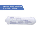Watts Premier 20000 Gallon Inline Water Filter 1/4" Brass Connectors