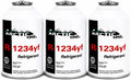Arctic Edge R1234yf Refrigerant for MVAC Use, 8 oz Self-Sealing Can with R1234yf Valve, 3 cans