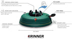 Krinner Tree Genie XXL Tree Stand, Green - Fits 12 ft Trees
