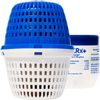 PoolRx+ Mineral Algaecide Unit + Booster Combo, Treats 7.5K-40K gallons for up to 6 Months, New Formula with Silver.
