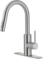 KRAUS Spot Free Stainless Steel Pull Down Kitchen Faucet KPF-2620SFS