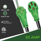 RVGUARD 50 Amp 25 Foot RV/EV Extension Cord