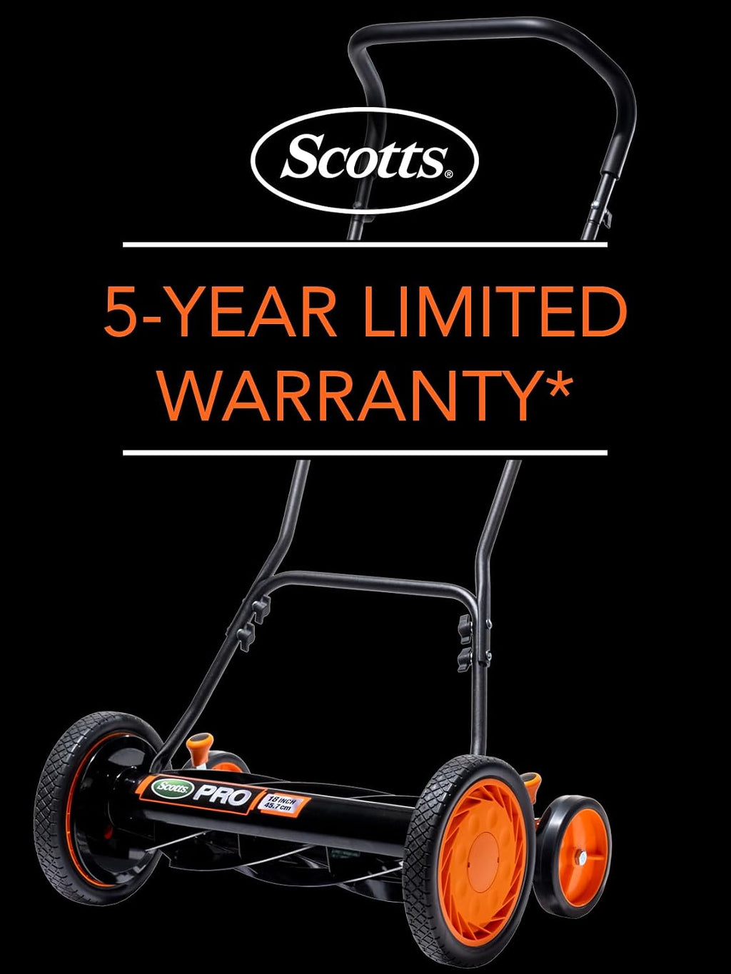 Scotts 716-18S 18-Inch 7-Blade Push Reel Lawn Mower, Green