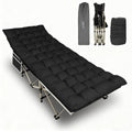 YELLOW JACKET Folding Camping Cot for Adults,600LBS Max Load,28" Wide Sleeping Cot with Removable Thick Mattress Portable Foldable Camping Bed with