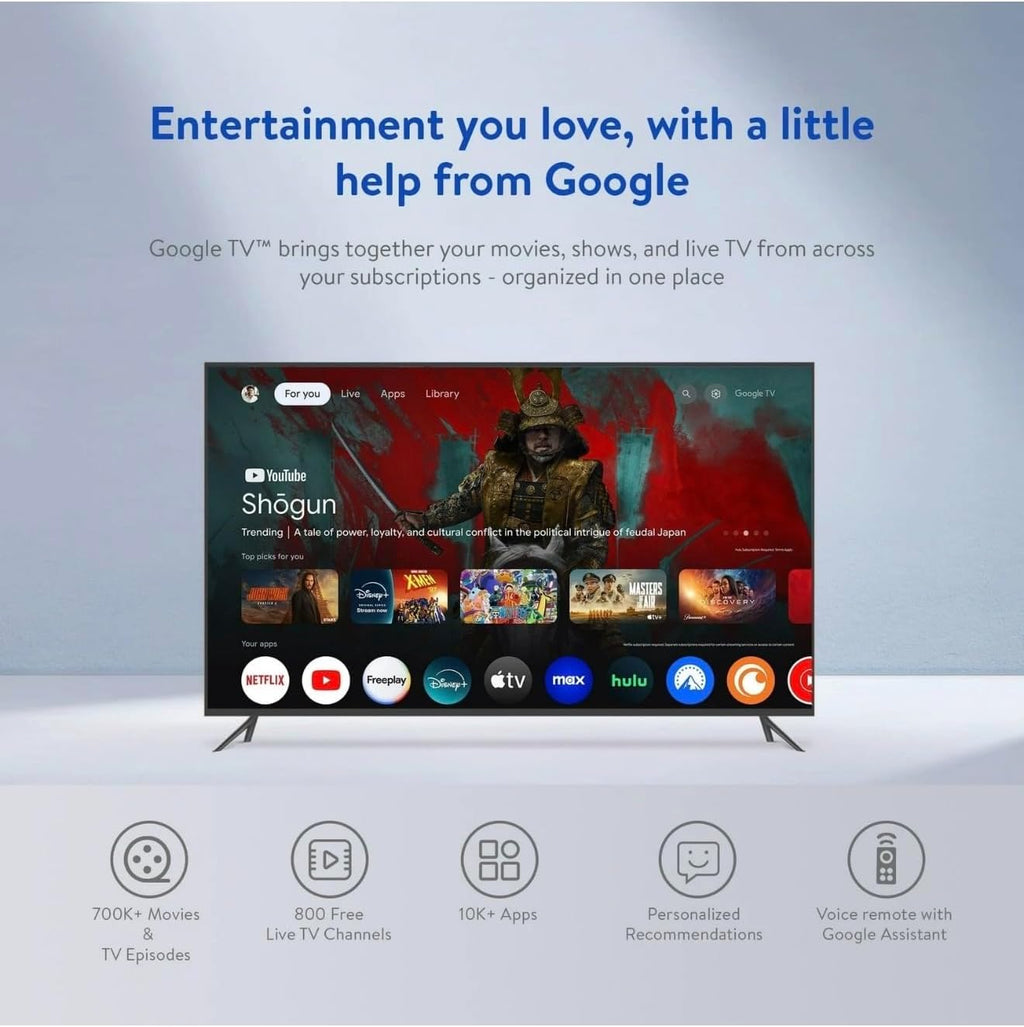 IT'S BRAZILIAN onn 4K Pro Streaming Device, Google TV with Gemini* - Ultra-Fast Streaming, Stunning 4K UHD, 32GB Storage, 3GB RAM, Dolby Vision &