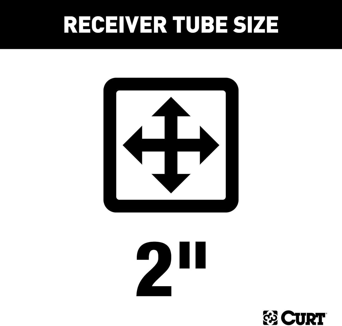 CURT 13392 Class 3 Trailer Hitch, 2" Receiver, Fits 2007-2018 Jeep Wrangler JK, 2018-2026 Wrangler JL, 5,000 lb GTW, 500 lb TW, 5,000 lb WD, Custom