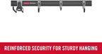 Rubbermaid Fasttrack Garage Organization System All-in-One Rail & Hook Kit, 5-Piece (1784417)
