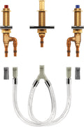 Moen 4793 Two Handle Roman Tub Adjustable Valve with 1/2-Inch CPVC PEX Connections