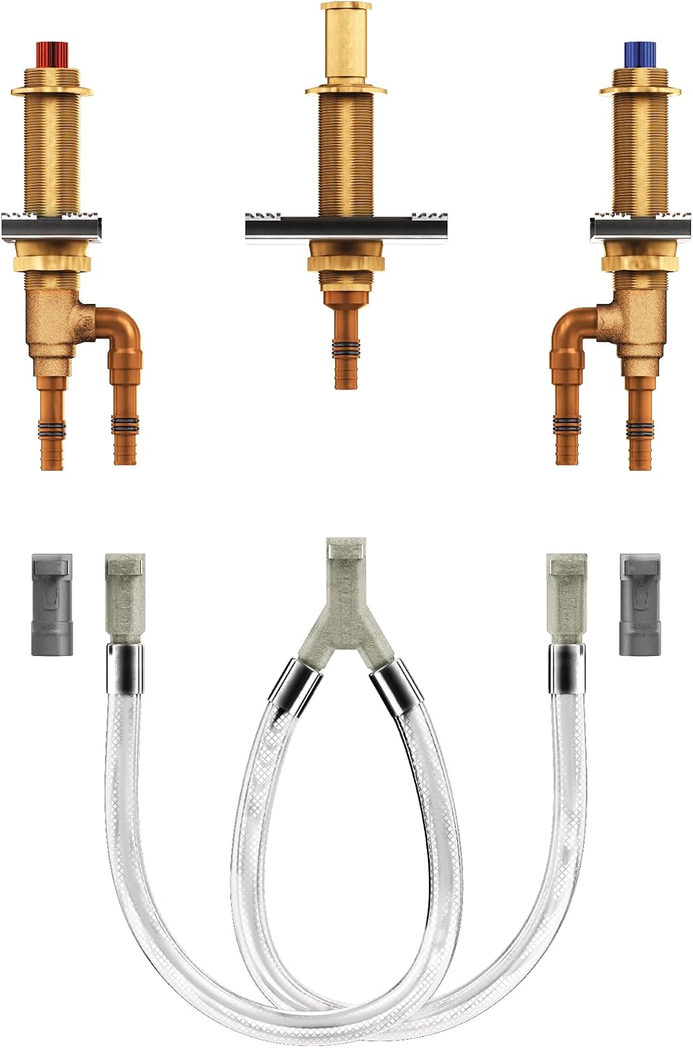 Moen 4793 Two Handle Roman Tub Adjustable Valve with 1/2-Inch CPVC PEX Connections