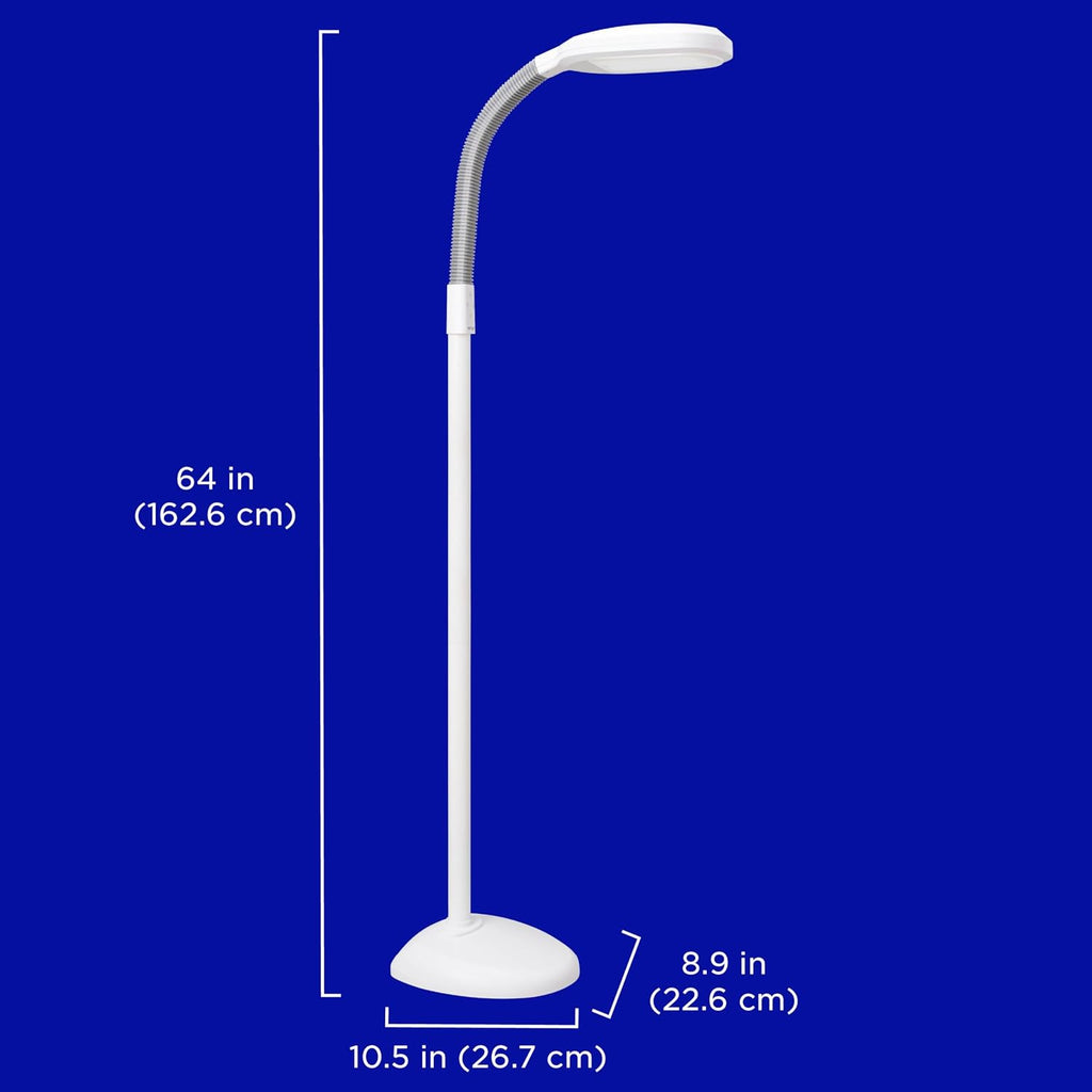 Verilux SmartLight Full Spectrum LED Floor Lamp with Adjustable Brightness