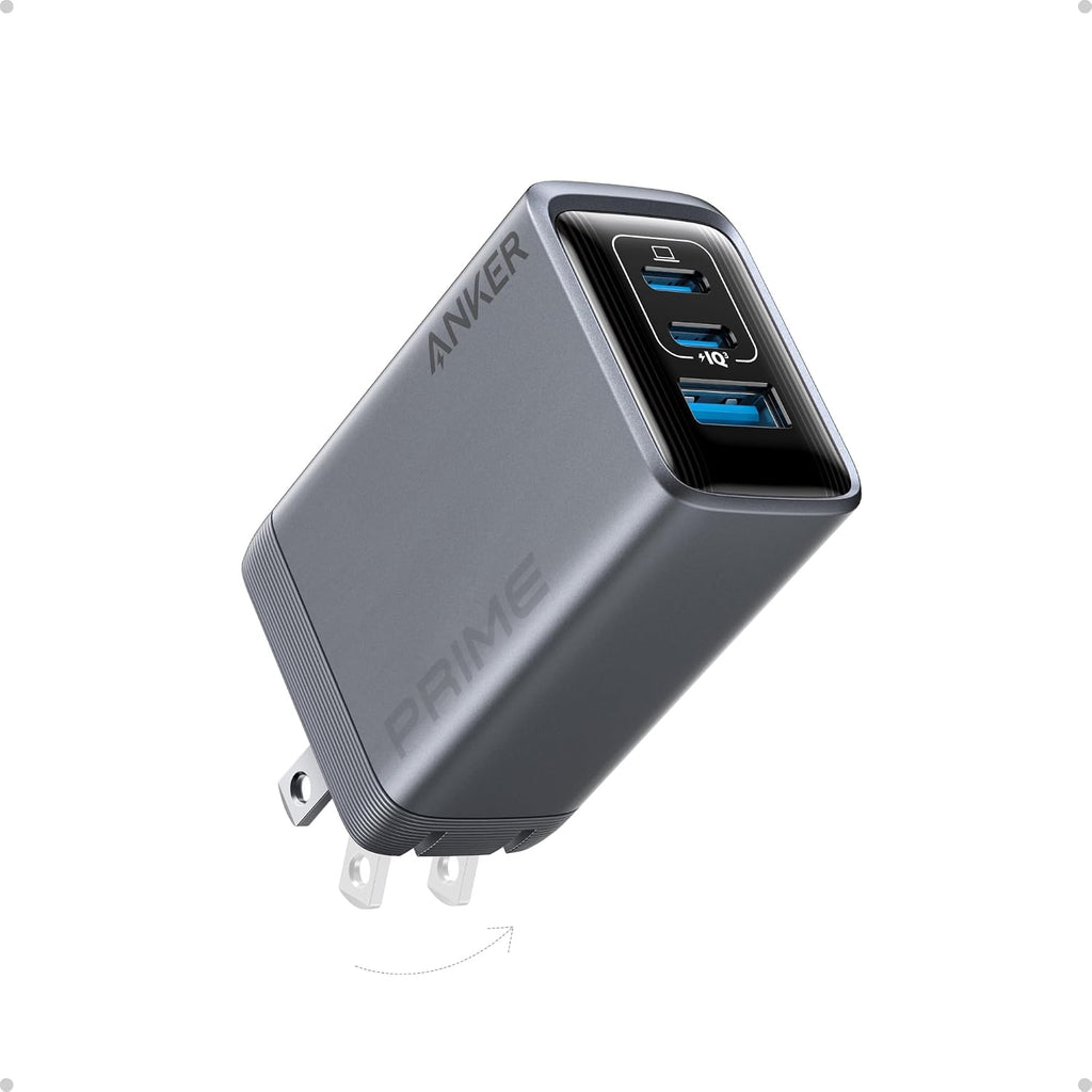 Anker Prime Charger, 100W Max 3-Port Compact Foldable USB C Charger