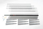 Rubbermaid FastTrack Rail Storage 48"x16" 3-Shelf Kit, 350 lbs. Per Shelf, for Home/Garage/Shed/Workshop Organization