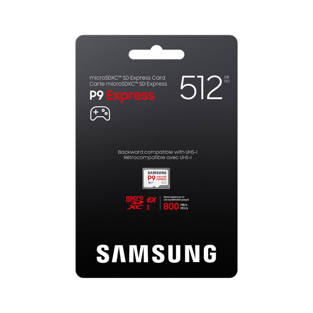 Samsung P9 Express microSDXC 512GB for Nintendo-Switch 2