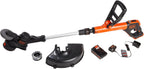 BLACK+DECKER 20V MAX 12 Inch Weed Eater Cordless String Trimmer and Wheeled Edger Lawn Tool with Spool, 2.5Ah Battery and Charger Included