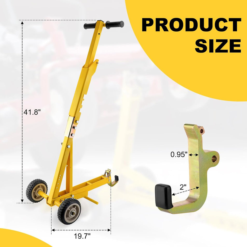 Lawn Mower Jack 800LBS, Zero Turn Mower Jack Lift, Foldable