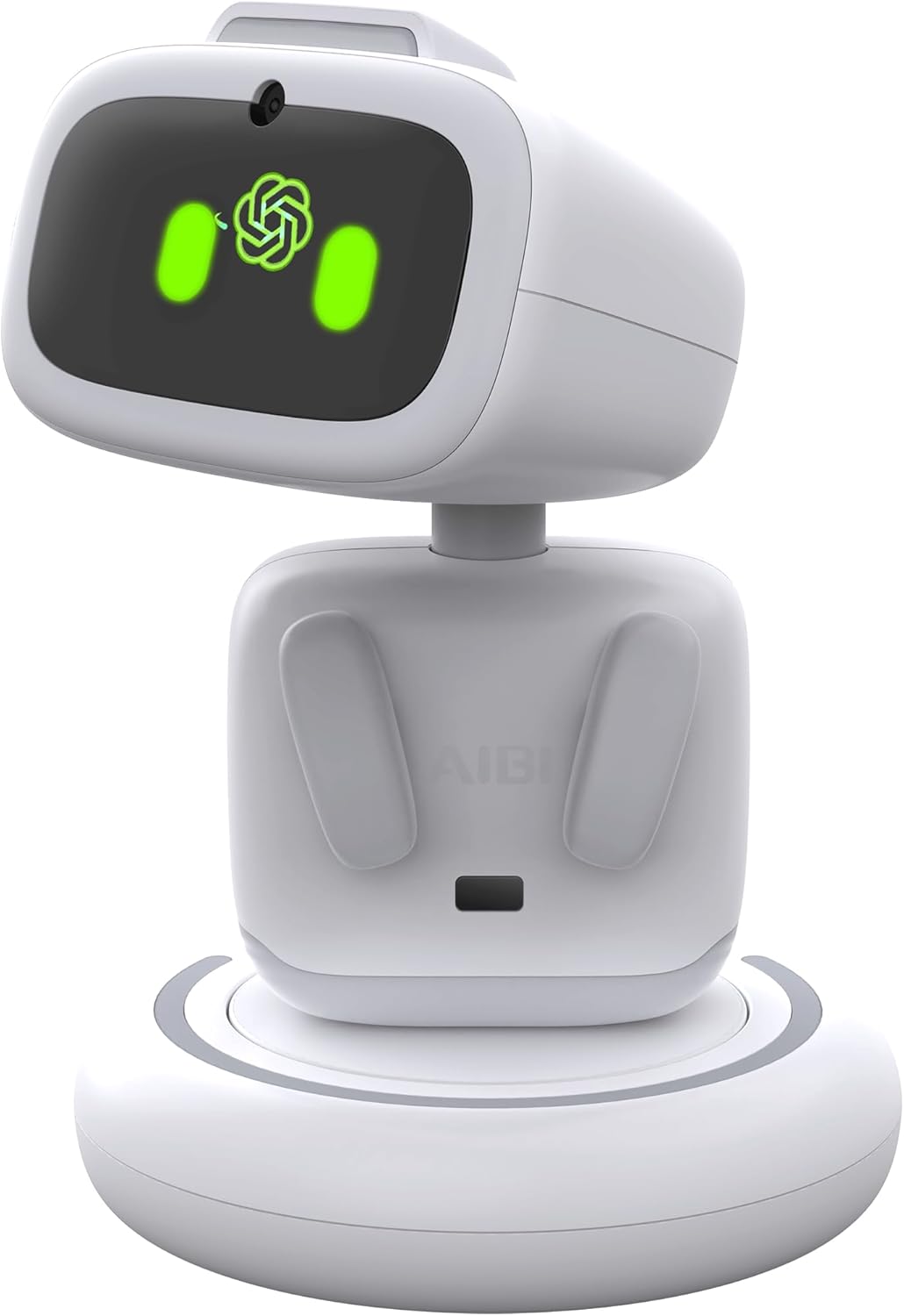 EMOPET Aibi Pocket Pet - Wearable Robot | ChatGPT Powered AI Companion with Voice Commands, Emotional Interaction, Singing & Dancing | Magnetically