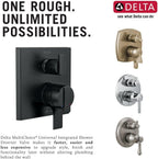 Delta MultiChoice Universal Integrated Diverter Rough with Stops