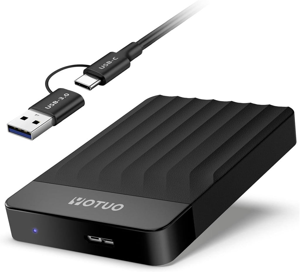 YOTUO 1TB External Hard Drive, Portable Storage Expansion HDD, USB 3.0 & USB-C for PC, Mac, Desktop, Laptop, Smartphone, PS4, Xbox One, Xbox 360