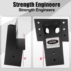 Mofeez Outdoor 4x4 Compound Angle Brackets for Deer Stand Hunting Blinds Shooting Shack (Set of 4)