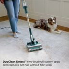 Shark PowerDetect Corded Stick Vacuum, Carpet and Hardfloors, Pet Friendly, Direction Detect, Floor Detect, DuoClean Brushroll, Removable Handheld