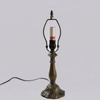 Tiffany Style Stained Glass Hummingbird Table Lamp 12in Shade, 18in Tall