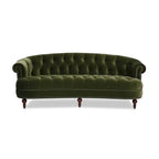 Jennifer Taylor Home La Rosa 84-Inch Velvet Chesterfield Sofa - Tufted Upholstered