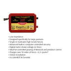 Parmak Super Energizer 5 Electric Fence Charger, 50-Mile Range, Red