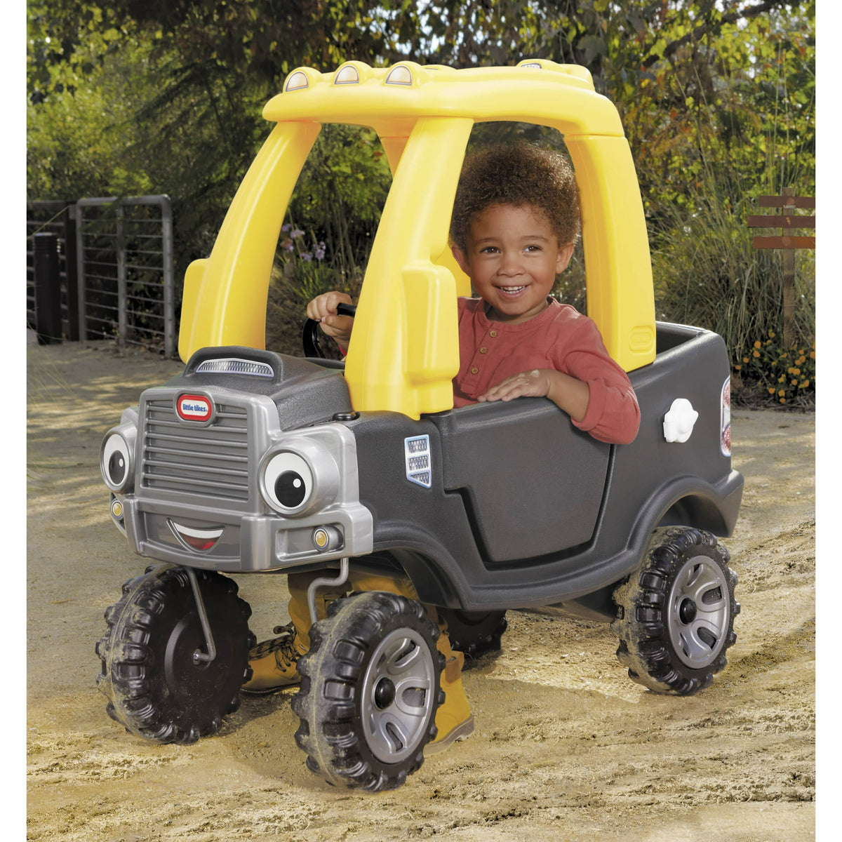 Little Tikes Cozy Truck Black Ride on Vehicle for Kids Aged 18 Months to 5 Years