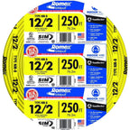 250 ft 12/2 Solid Romex SIMpull CU NM-B W/G Wire