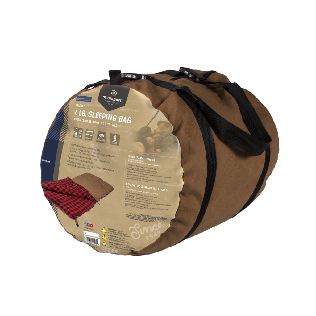 Stansport 6 lbs. Grizzly Sleeping Bag