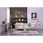 Rectangular Coffee Table, 48-Inch X-Base With Pedestal Support