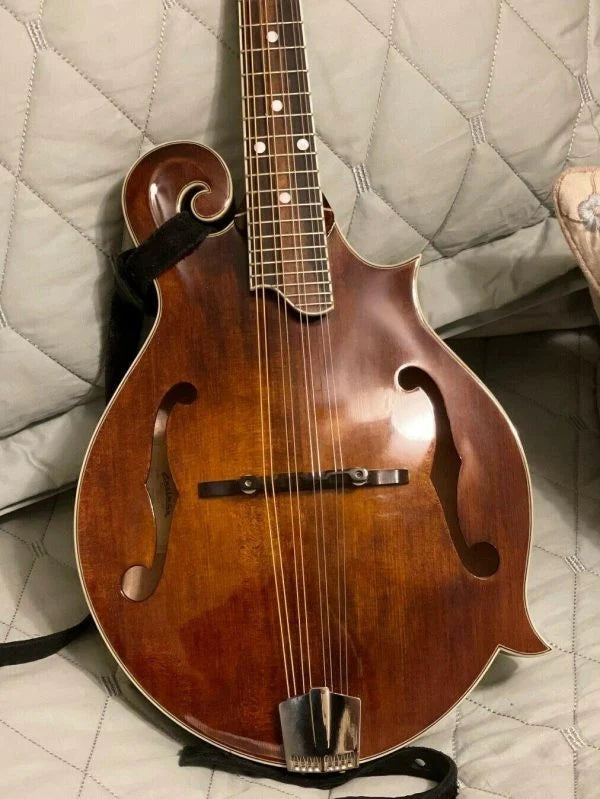 Eastman F-Style Mandolin, 8 Strings, Brown, With Hard Case - MD515