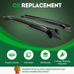 Rocker Panels for 2009-2014 Ford F-150 Super Cab (Extended Cab) Pickup, Left and Right Sides, Steel Factory-Style Replacement Panels